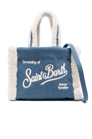 Borsa piccola morbida in denim blu SAINT BARTH KIDS | SOFS00101708G